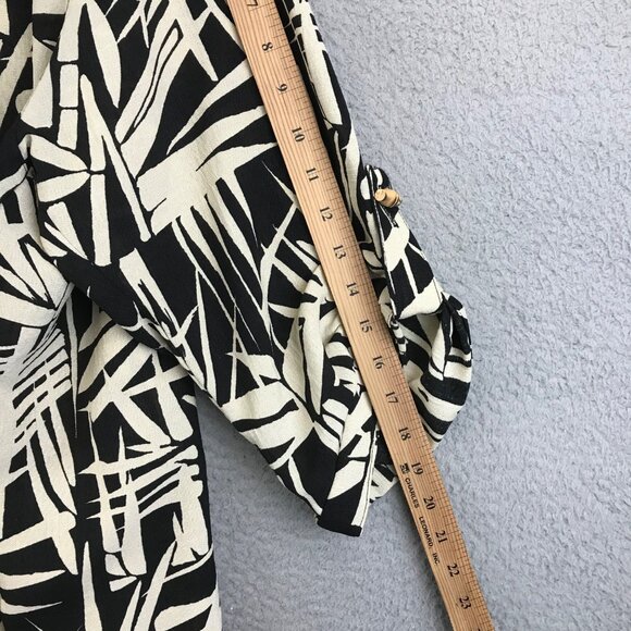 CAROLINE ROSE BLACK AND IVORY 3/4 SLEEVE'S SKIRT TOP JACKET SUIT SIZE 3X - Picture 6 of 8